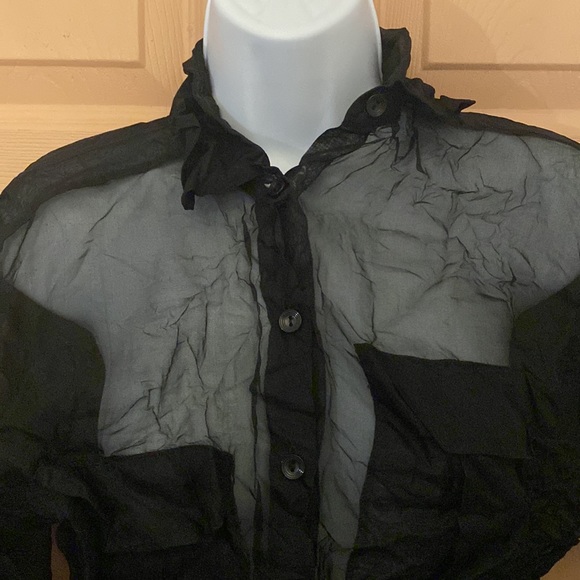 Imagine design, studio, see-through size 4 black shirt - Picture 2 of 4